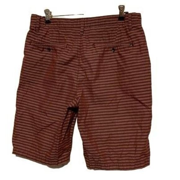 Hurley Size 31 Burgundy Striped Shorts - Picture 1 of 6
